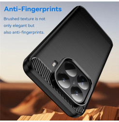 51317 - MadPhone Carbon силиконов кейс за Xiaomi 15T Pro