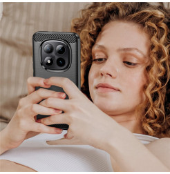 51747 - MadPhone Carbon силиконов кейс за Xiaomi Redmi Note 15 Pro+ Plus 5G
