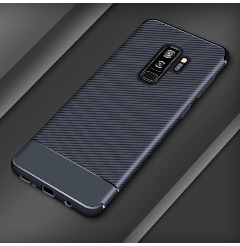 5674 - iPaky Carbon силиконов кейс калъф за Samsung Galaxy S9+ Plus