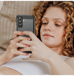 80279 - MadPhone Carbon силиконов кейс за Samsung Galaxy A57
