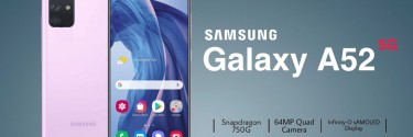 Samsung Galaxy A52 ще бъде със сертификат IP67 за водоустойчивост.